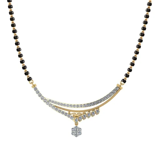 Diamond mangalsutra