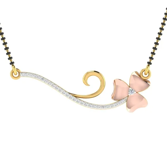 diamond mangalsutra