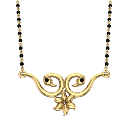 Ekta Mangalsutra Designs in Gold