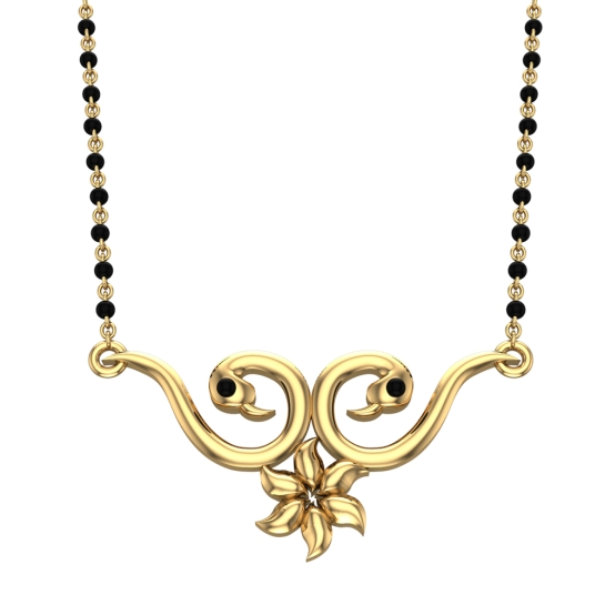 Ekta Mangalsutra Designs in Gold