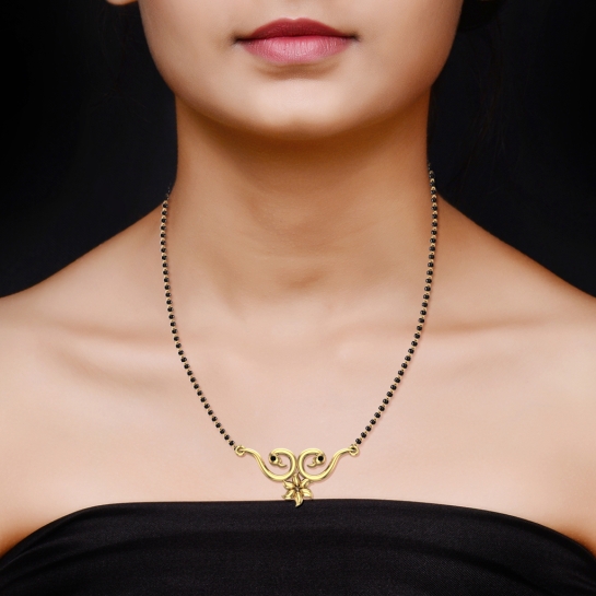 Ekta Mangalsutra Designs in Gold
