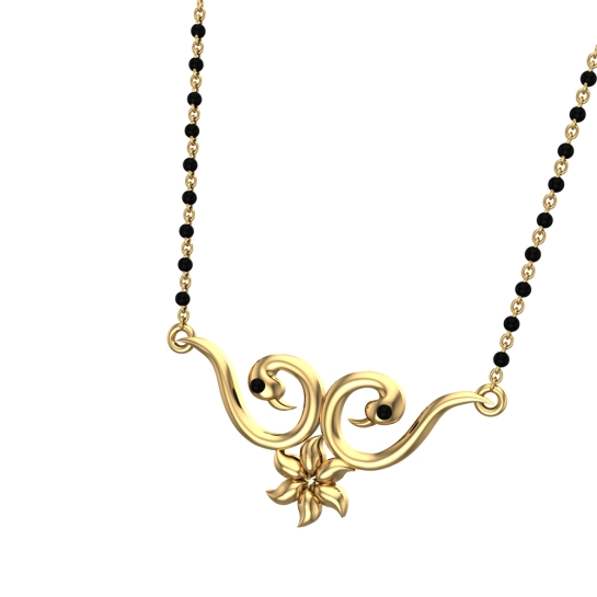 Ekta Mangalsutra Designs in Gold