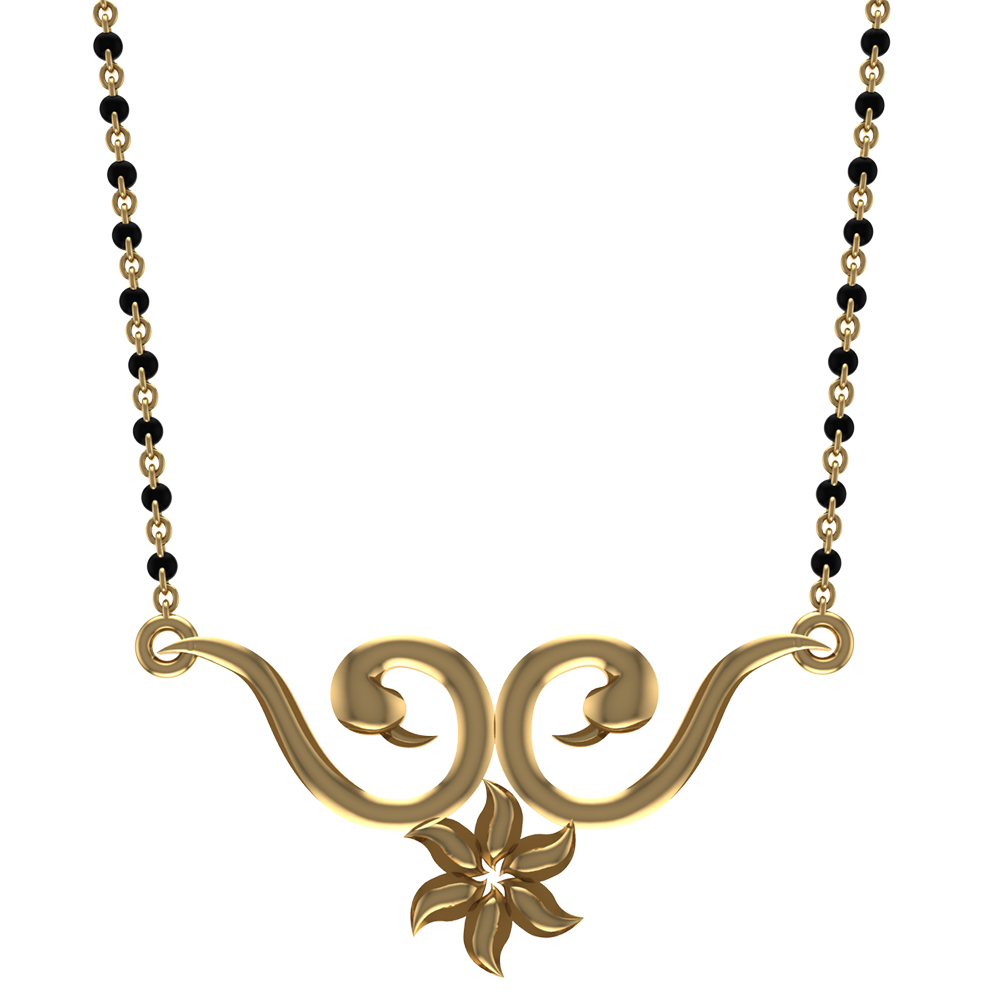 Ekta Mangalsutra Designs in Gold