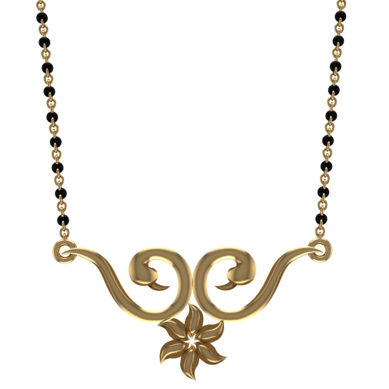 Ekta Mangalsutra Designs in Gold