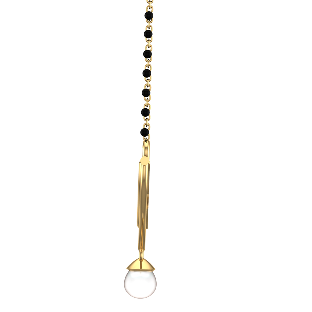 Heena Mangalsutra Designs in Gold