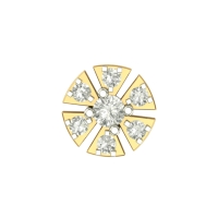 Beautiful Abhu Yellow Gold Diamond Nosepin Beautiful Abhu Yellow Gold Diamond Nosepin