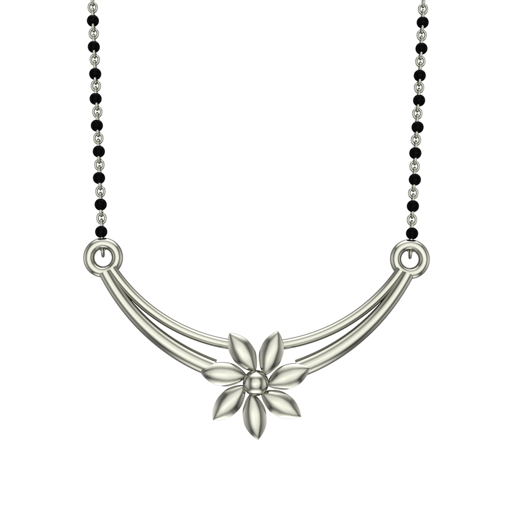 Hemani Yellow Mangalsutra Designs in Gold