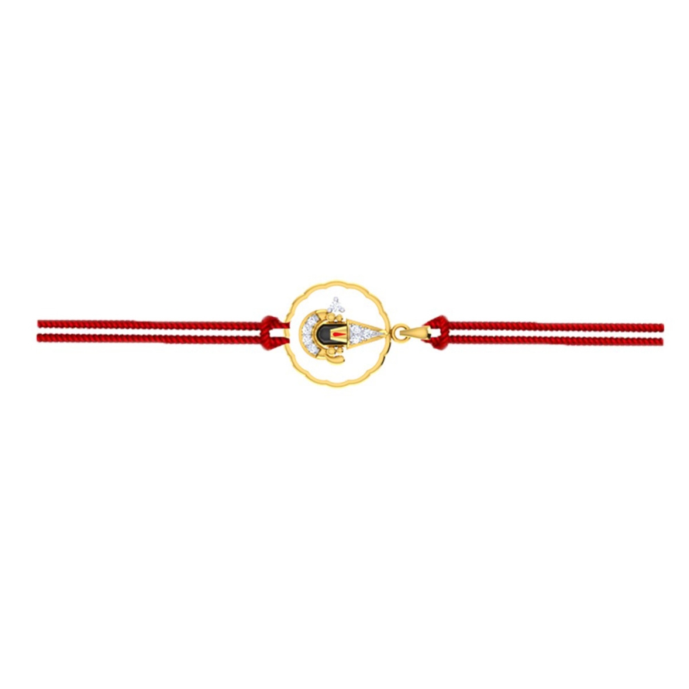 Balaji Diamond Rakhi Pendant
