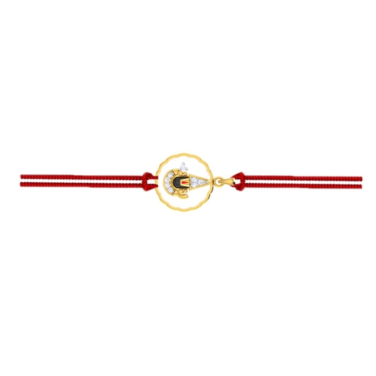 Balaji Diamond Rakhi Pendant