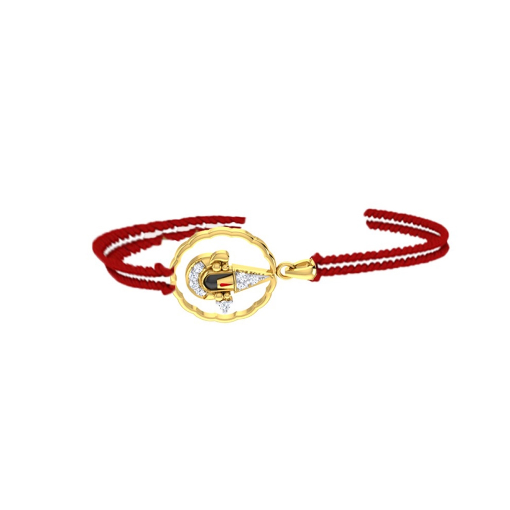 Balaji Diamond Rakhi Pendant