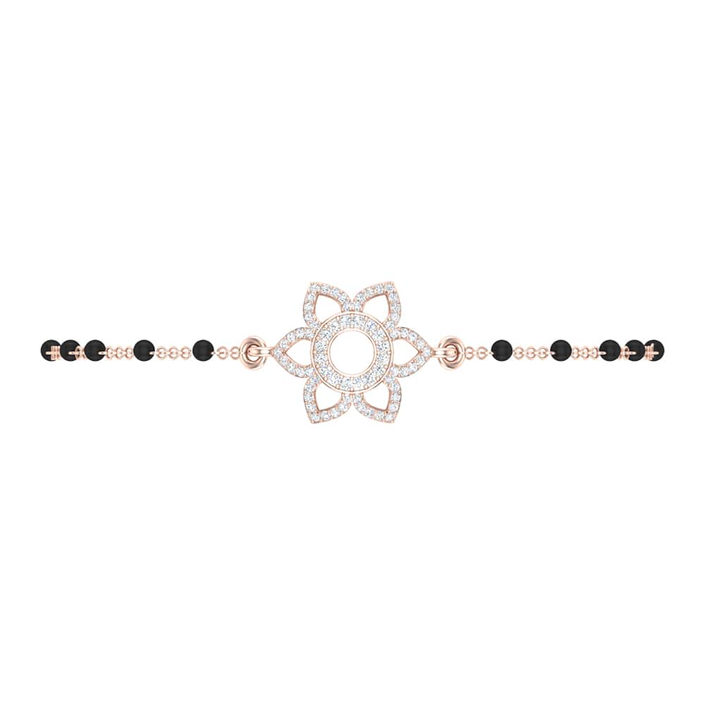 Krisha  Gold Diamond Bracelet