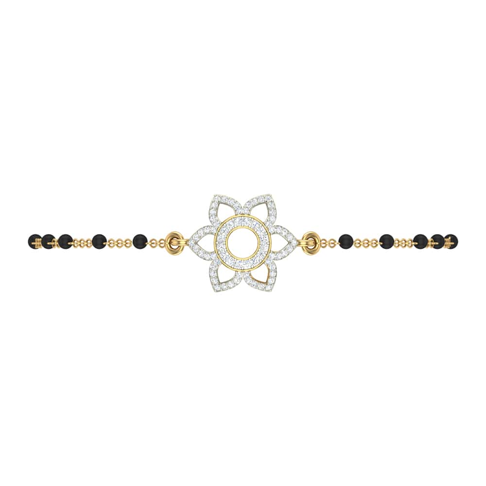 Krisha  Gold Diamond Bracelet