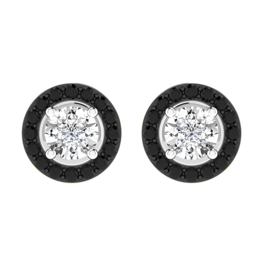 Amelia Black Diamond Earrings Studs