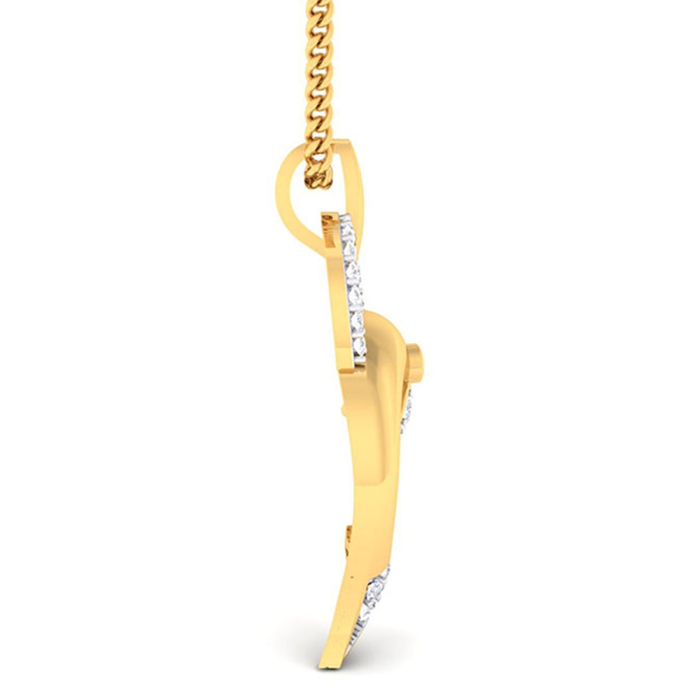 Dolphin Diamond Pendant