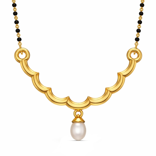 Falguni Yellow Gold Mangalsutra Designs 