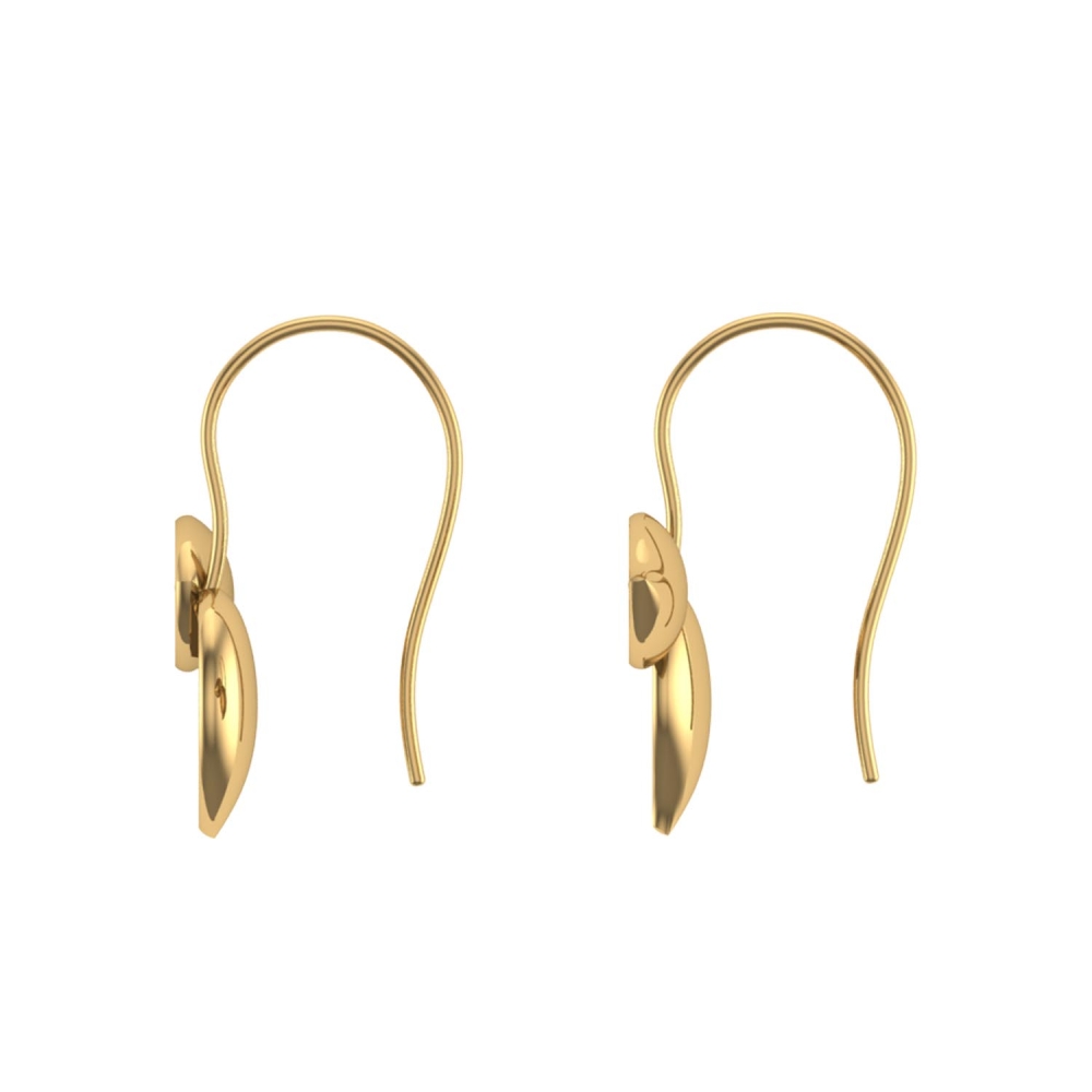 Inayat Gold Earrings Design for daily use 