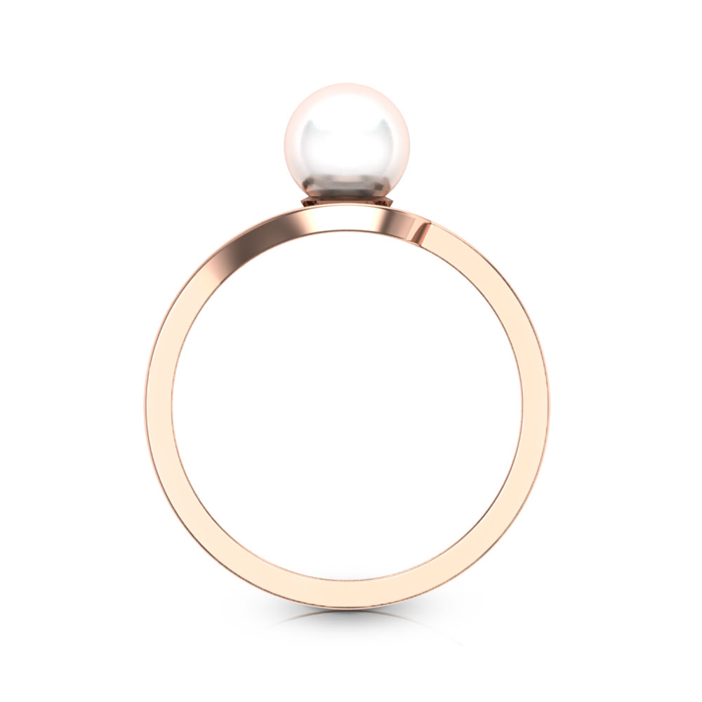 Vasudeva pearl gold ring