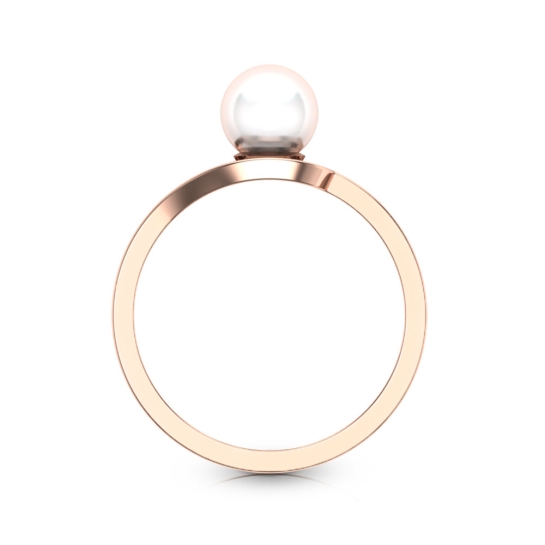 Vasudeva pearl gold ring