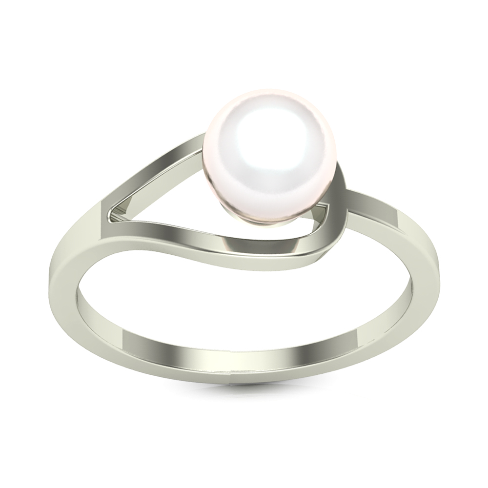 Vasudeva pearl gold ring