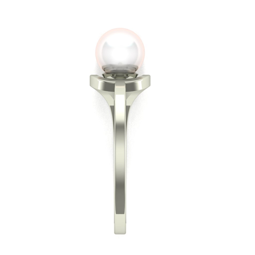 Vasudeva pearl gold ring