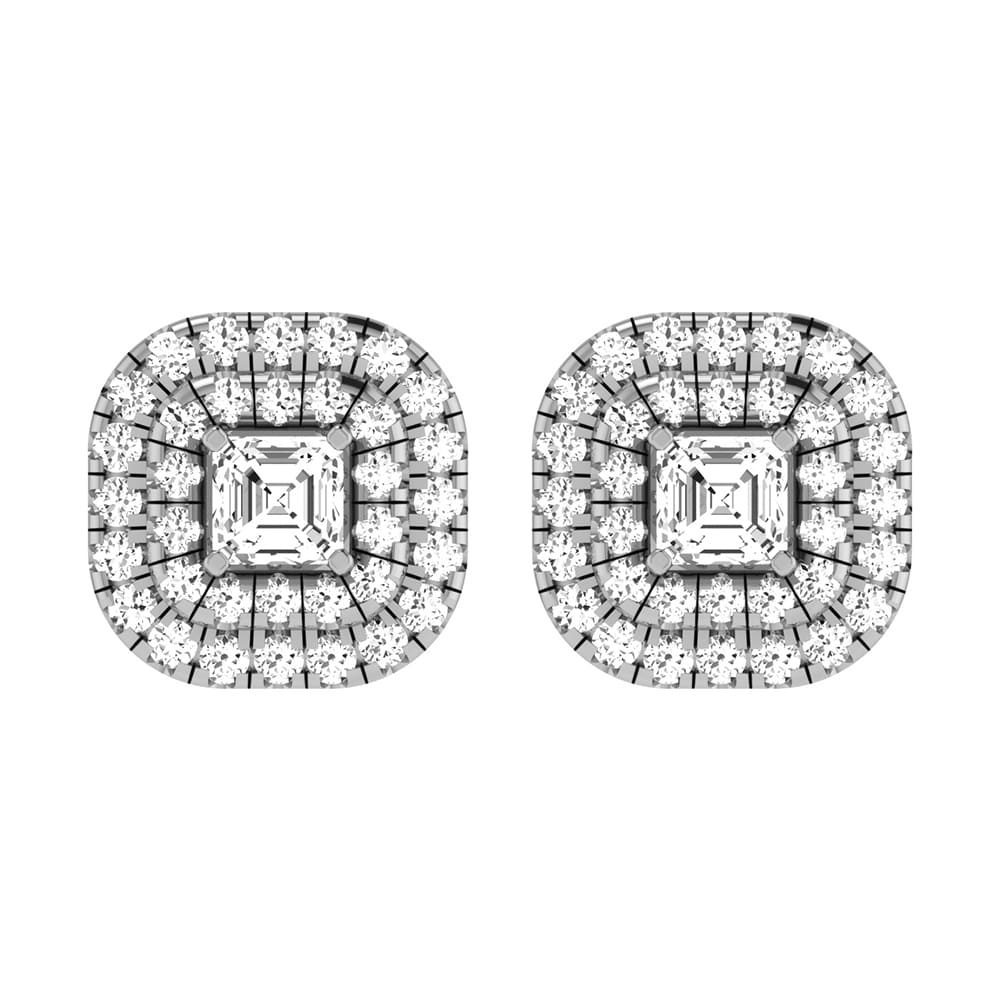 Qasam Gold Stud Earring