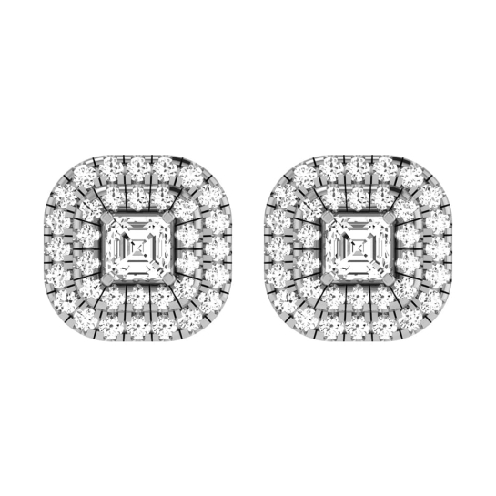 Qasam Gold Stud Earring