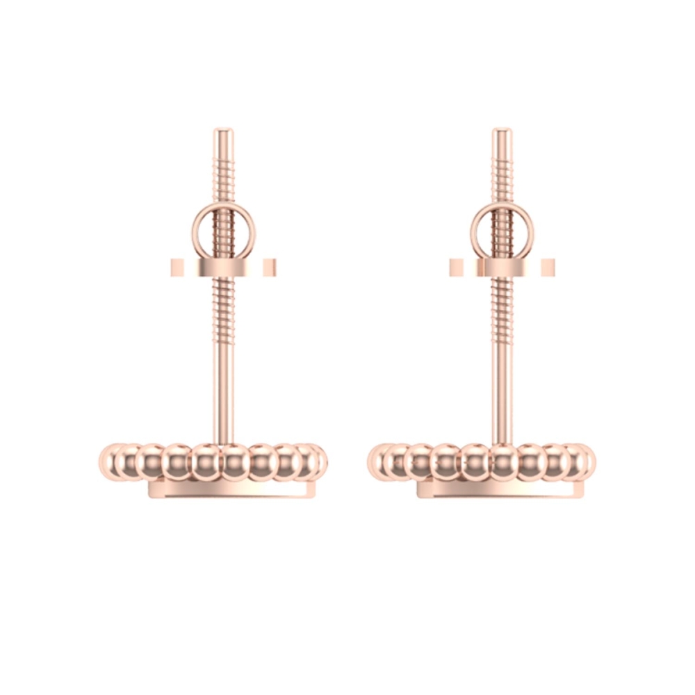 Tanvi Gold Stud Earring