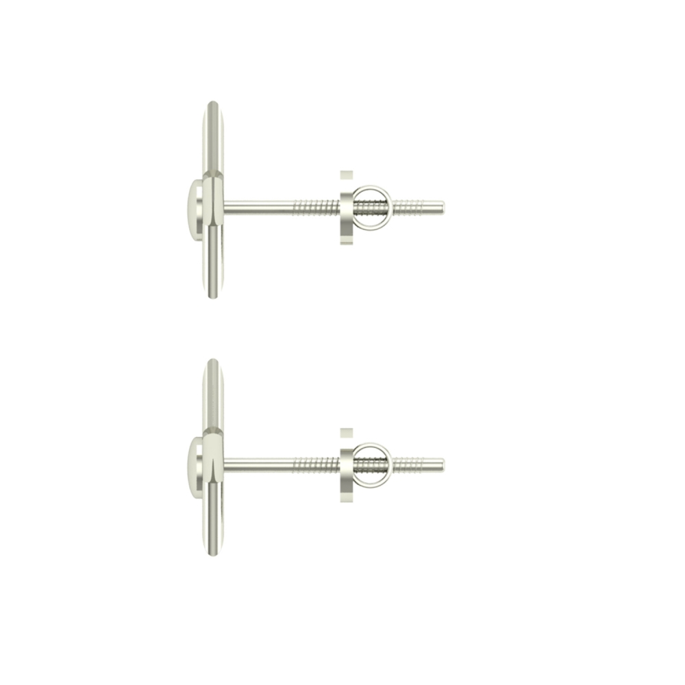 Natasha Gold Stud Earring