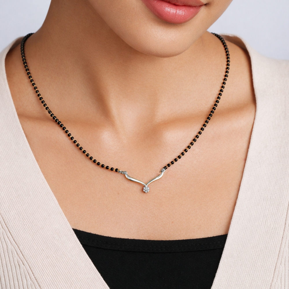 Nida Diamond Mangalsutra 