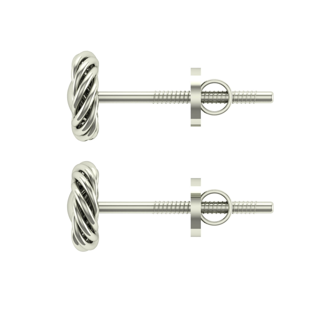 Anjali Gold Stud Earrings Design for daily use