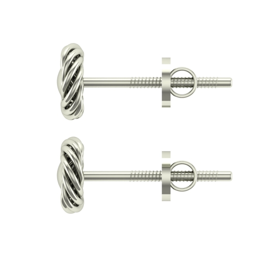 Anjali Gold Stud Earrings Design for daily use