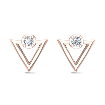 Amara Rose Gold Stud&hellip;