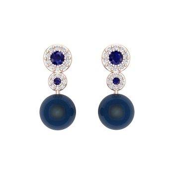 Karen Rose Gold Eari&hellip;