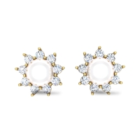 Brinda Gold Diamond Studs Brinda Gold Diamond Studs