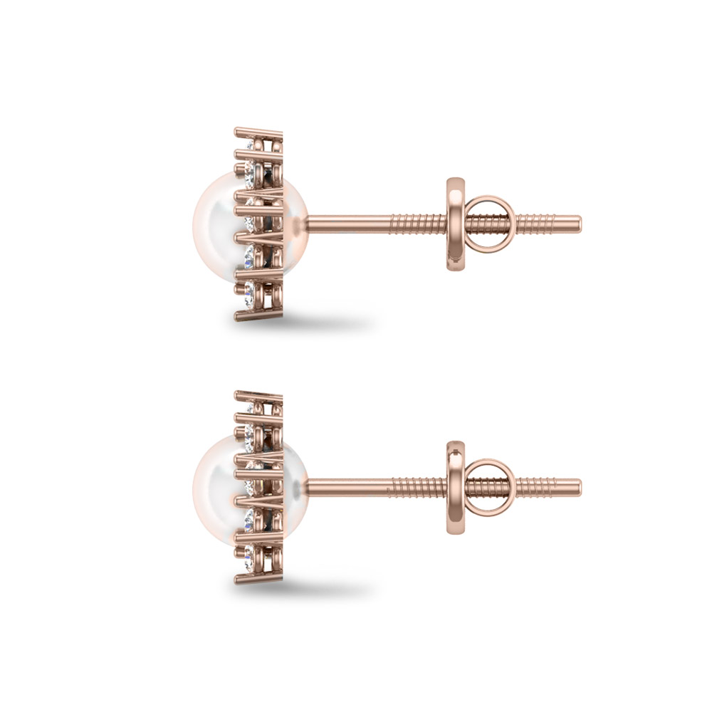 Brinda White Gold Earings
