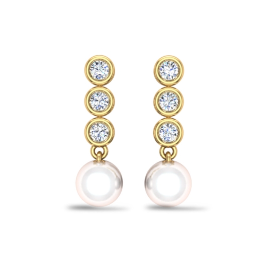 Lucas Rose Gold Earrings