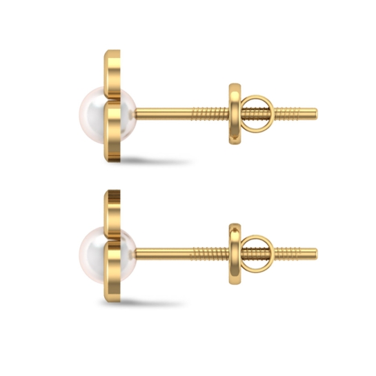 Amelia Rose Gold Earrings Design for daily use