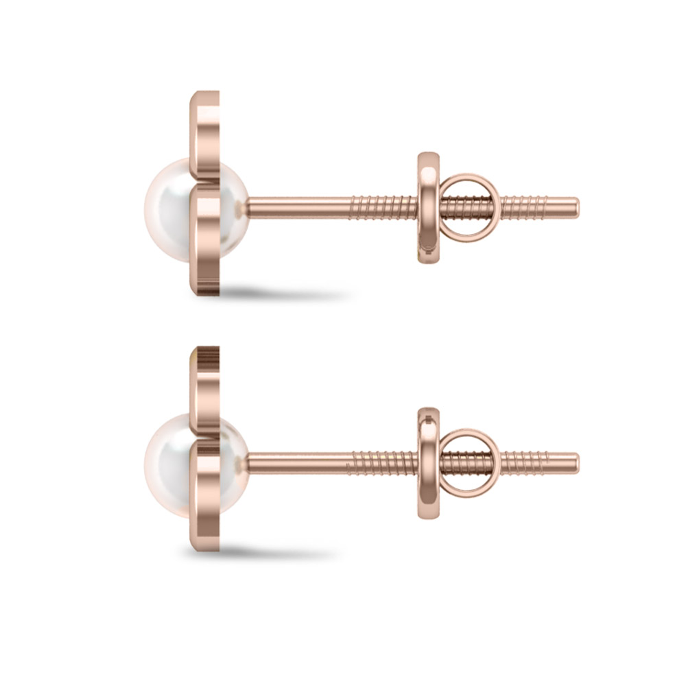 Amelia Rose Gold Earrings Design for daily use