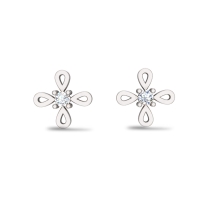Kira White Gold Earrings Kira White Gold Earrings