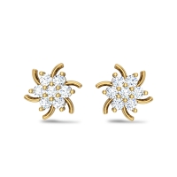 Hailey Yellow Gold Earrings Hailey Yellow Gold Earrings
