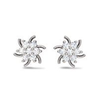Hailey White Gold Earrings Hailey White Gold Earrings
