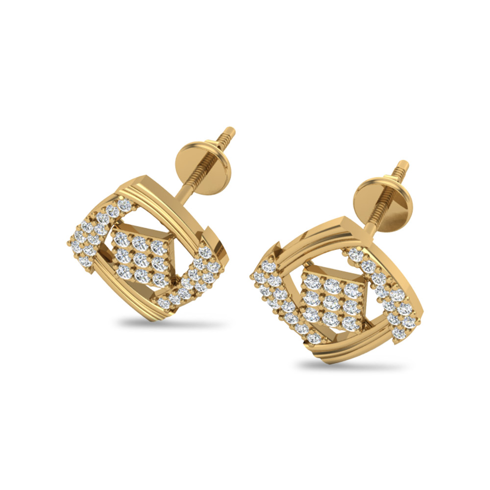 Noah White Diamond Earrings