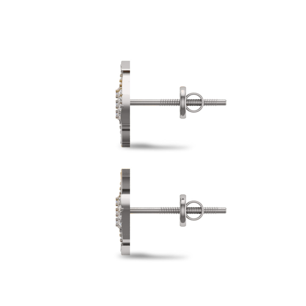 Noah White Diamond Earrings