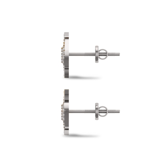 Noah White Diamond Earrings