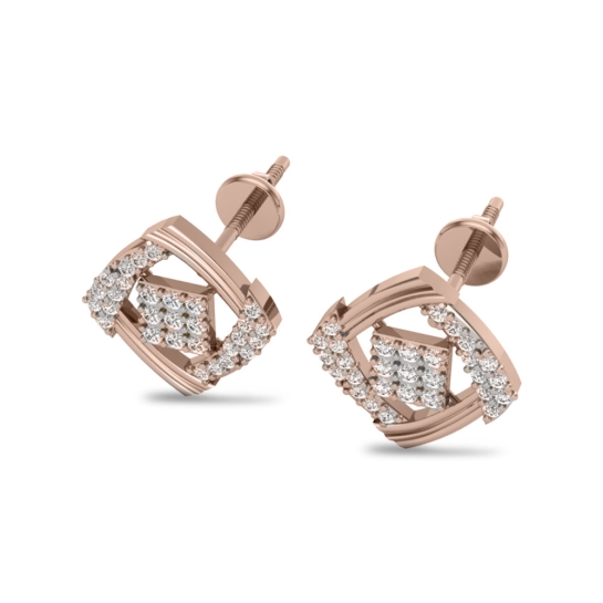 Noah White Diamond Earrings