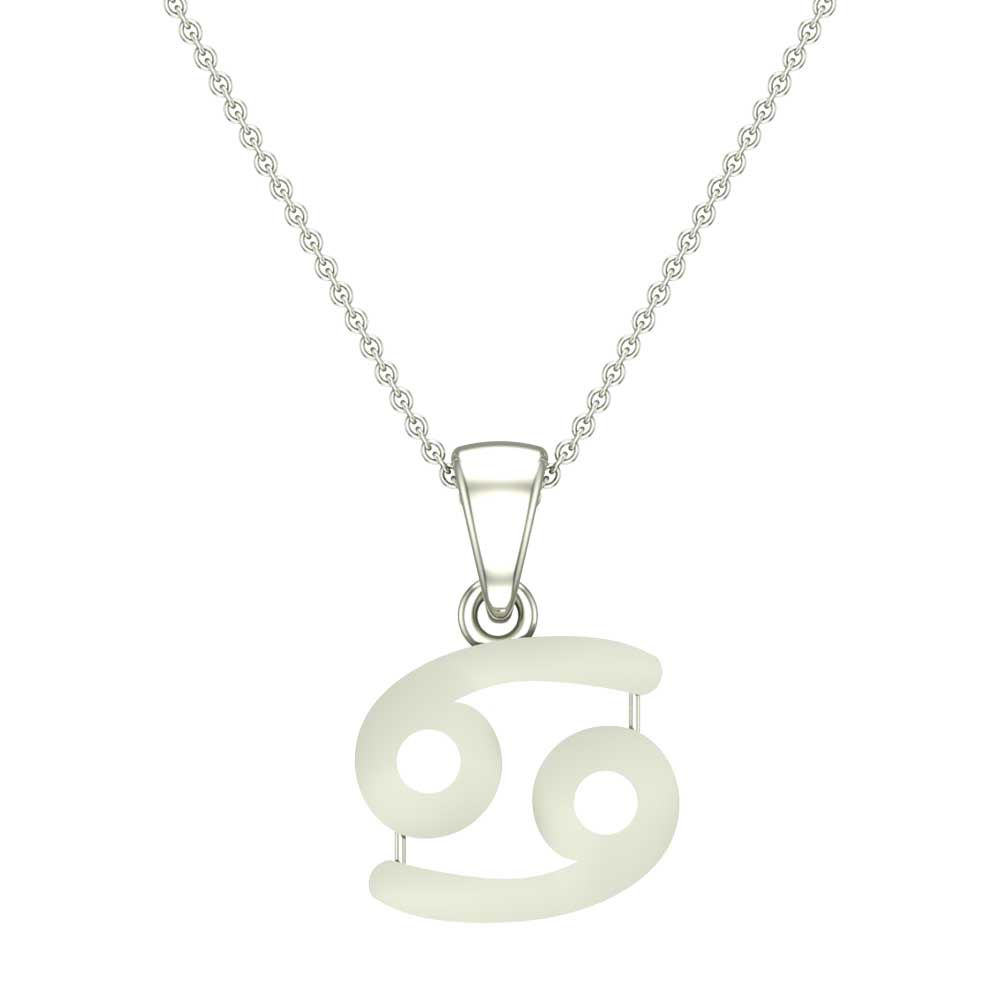 Jace Cancer Yellow Gold Zodiac Pendant Designs For Female