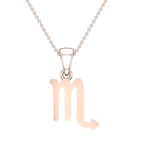 Skye Scorpio Rose Gold Zodiac Pendant