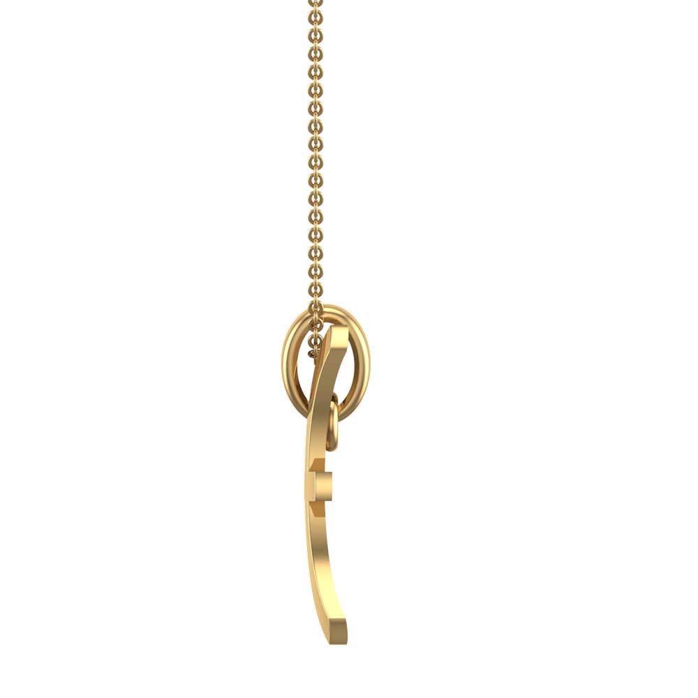 Luna Pisces Rose Gold Zodiac Pendant Designs For Female