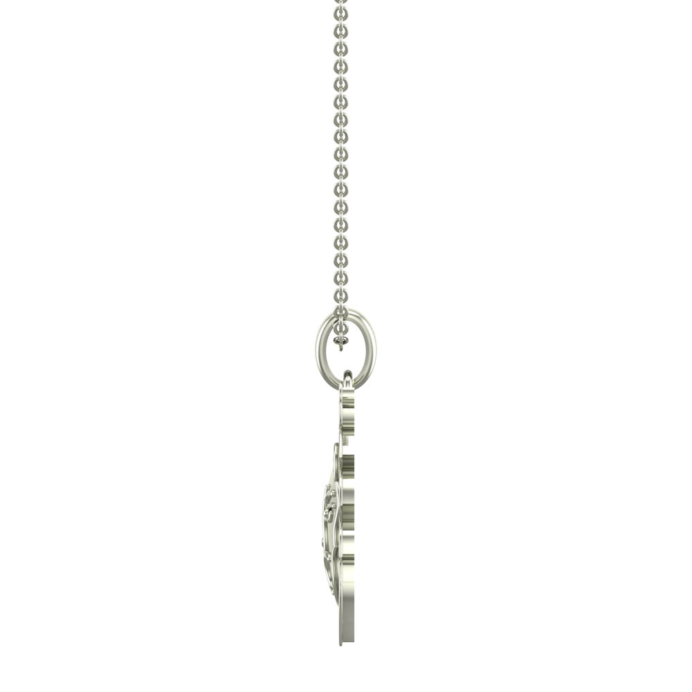 Colton Leo White Gold Zodiac Pendant Designs For Female 