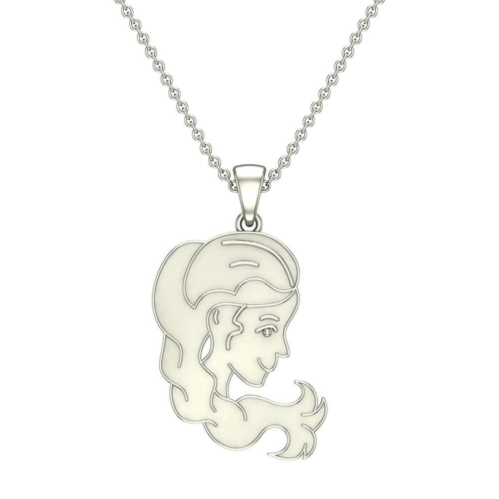 Jason Virgo Rose Gold Zodiac Pendant Designs For Female